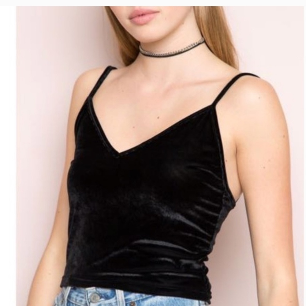 Brandy velvet tank